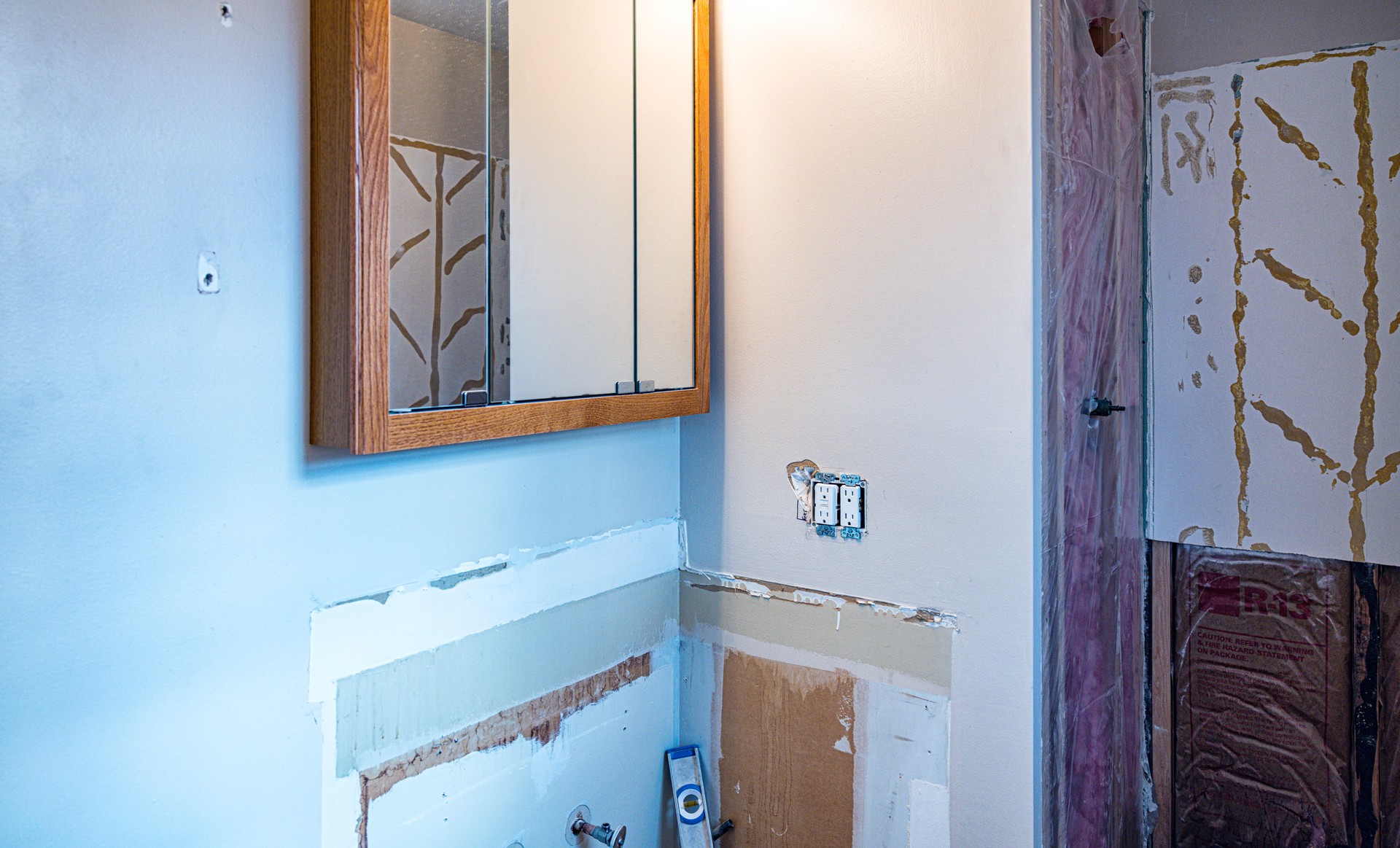 Residential Home Bathroom Renovation in Progress